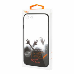 Reiko iPhone 7/8/SE2 Hard Glass Design TPU Case With Zombies - Image 4