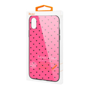 Reiko iPhone X/XS Hard Glass Design TPU Case - Image 4