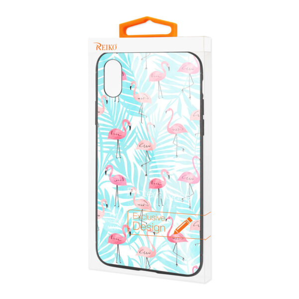 Reiko iPhone XS MAX Hard Glass Design TPU Case - Image 4