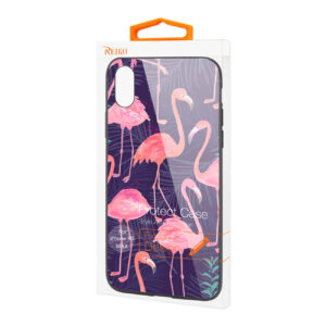 Reiko iPhone XS MAX Hard Glass Design TPU Case - Image 4