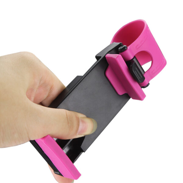REIKO PHONE SOCKET HOLDER IN HOT PINK - Image 3
