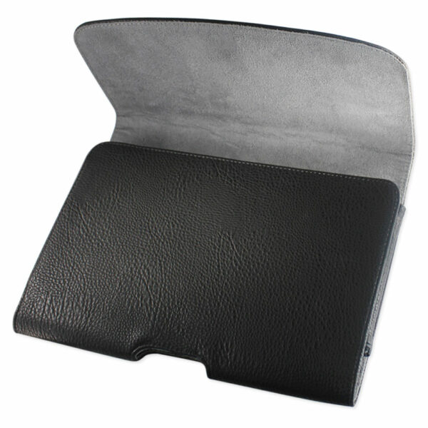 HORIZONTAL POUCH APPLE IPAD3 PLUS BLACK HORSE SKIN PATTERN - Image 2