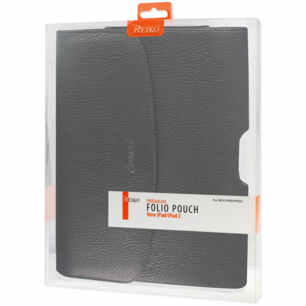 HORIZONTAL POUCH APPLE IPAD3 PLUS BLACK HORSE SKIN PATTERN - Image 4