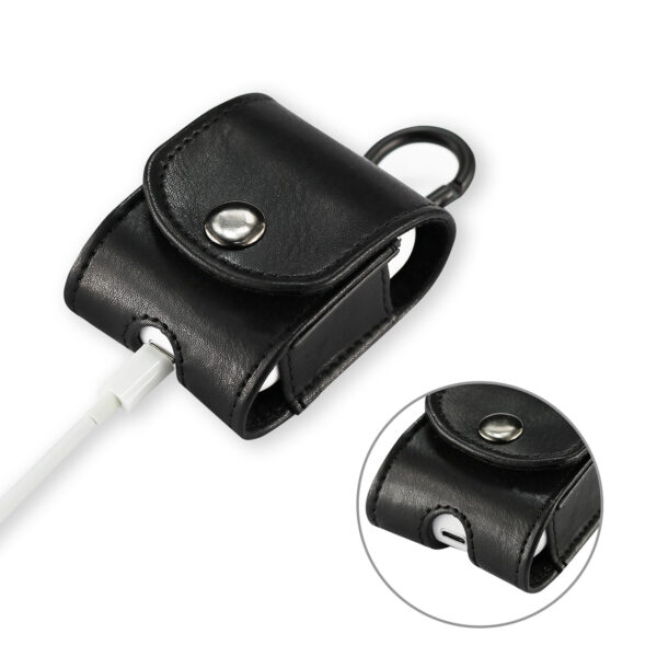Reiko leather Case for Airpod in Black - Image 2