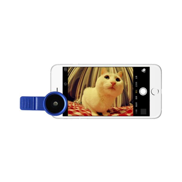 PROFESSIONAL HD CAMERA LENSKIT BUILT IN 15X MACRO LENS NAVY FOR IPHONES AND SMARTPHONES - Image 3