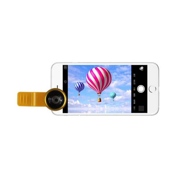 2X TELECONVERTER LENS YELLOW FOR IPHONE 6S/ 7/ 8 / PLUS AND SMARTPHONES - Image 3