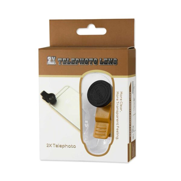 2X TELECONVERTER LENS YELLOW FOR IPHONE 6S/ 7/ 8 / PLUS AND SMARTPHONES - Image 4