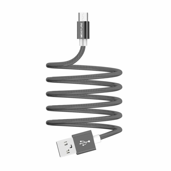 Moisture 2.6A Premium Full Hi-Speed Data Cable In Gray - Image 2