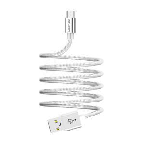 Moisture 2.6A Premium Full Hi-Speed Data Cable In Silver - Image 2