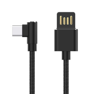 Moisture 2.6A Premium Full Steel USB Type C To Ligntning Data Cable In Black - Image 2