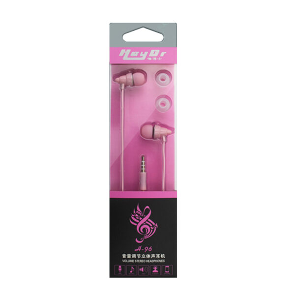 Hey Dr H-96 Volumn Stereo headphones in Pink - Image 2