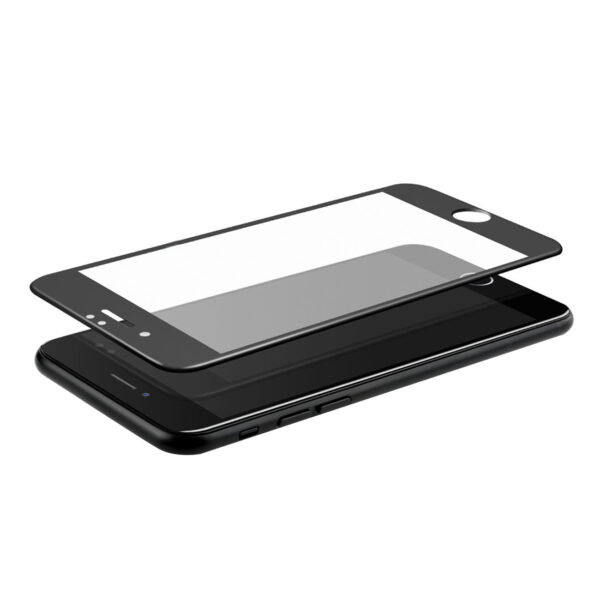APPLE IPHONE 8 PLUS3D Curved Tempered Glass Screen Protector In Black - Image 3