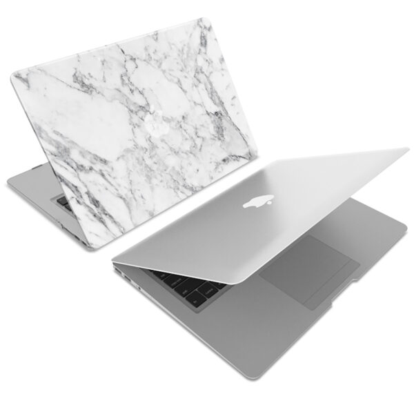 Superior iBenzer  Neon Party Macbook Pro 13 A1706& A1708 White Marble case Newest 2016-2018 Release - Image 3