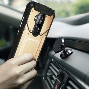 ALCATEL 7 FOLIO Metallic Front Cover Case In Gold - Image 2
