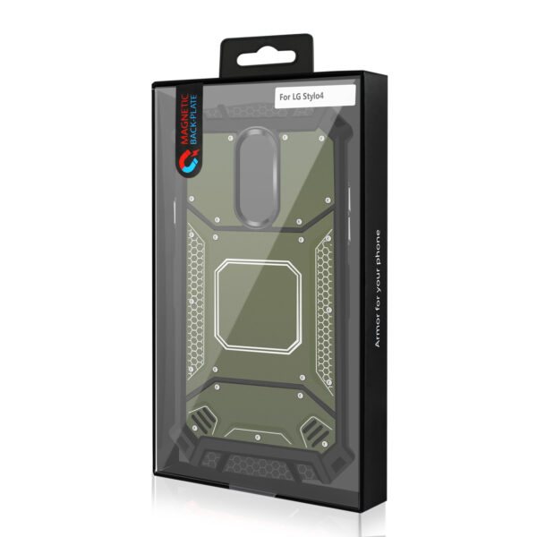 LG STYLO 4 Metallic Front Cover Case In Gray - Image 4
