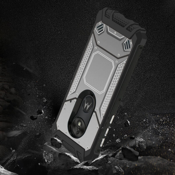 MOTOROLA MOTO G7 PLAY Metallic Front Cover Case In Gray - Image 3