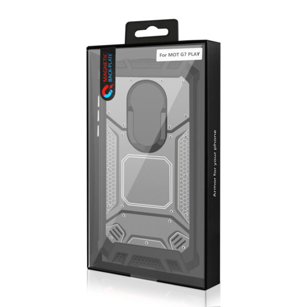 MOTOROLA MOTO G7 PLAY Metallic Front Cover Case In Gray - Image 4