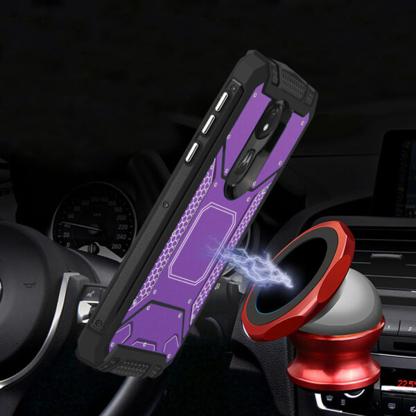MOTOROLA MOTO G7 Power Metallic Front Cover Case In Purple - Image 2