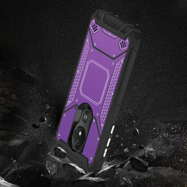 MOTOROLA MOTO G7 Power Metallic Front Cover Case In Purple - Image 3