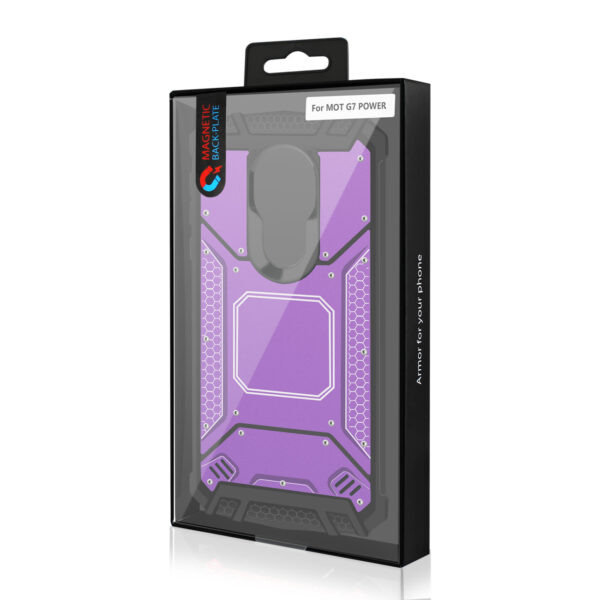 MOTOROLA MOTO G7 Power Metallic Front Cover Case In Purple - Image 4
