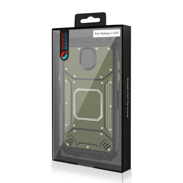 SAMSUNG GALAXY J3 (2018) Metallic Front Cover Case In Gray - Image 4