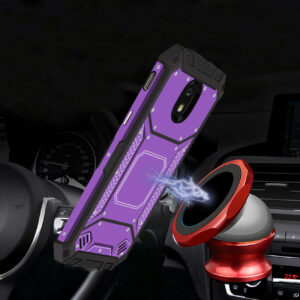 SAMSUNG GALAXY J3 (2018) Metallic Front Cover Case In Purple - Image 2