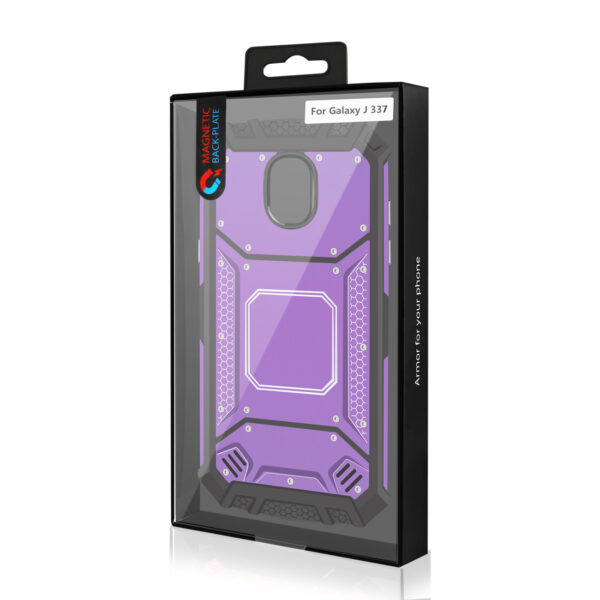 SAMSUNG GALAXY J3 (2018) Metallic Front Cover Case In Purple - Image 4