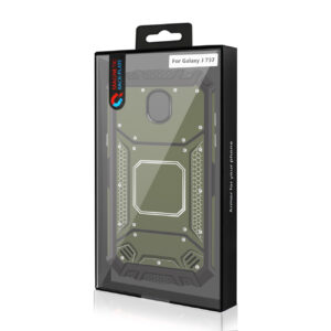 SAMSUNG GALAXY J7 (2018) Metallic Front Cover Case In Green - Image 4