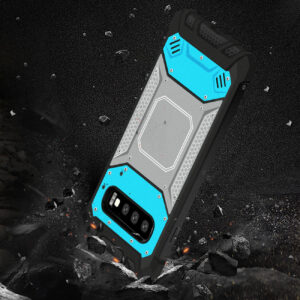 SAMSUNG GALAXY S10 Metallic Front Cover Case In Blue and Gray - Image 3