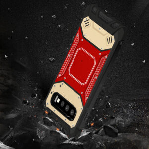 SAMSUNG GALAXY S10 Plus Metallic Front Cover Case In Red and Gold - Image 3