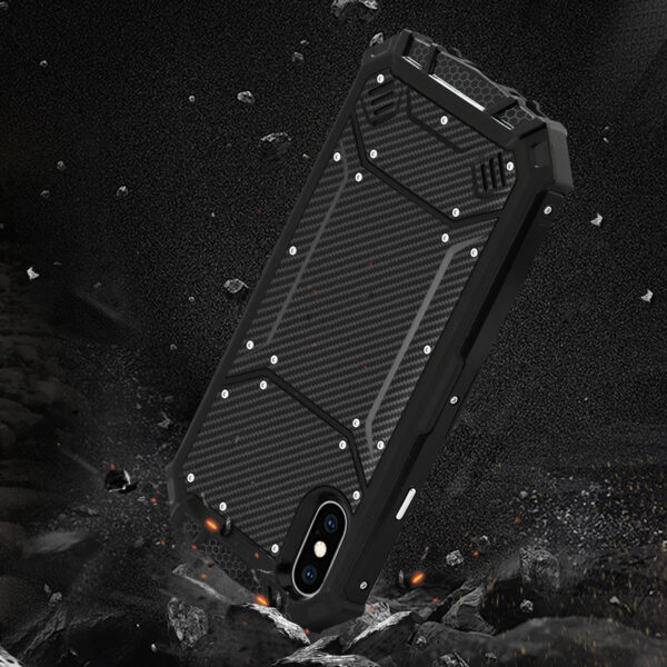 Reiko APPLE IPHONE X Carbon Fiber Hard-shell Case In Black - Image 3