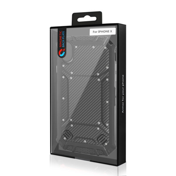 Reiko APPLE IPHONE X Carbon Fiber Hard-shell Case In Black - Image 4