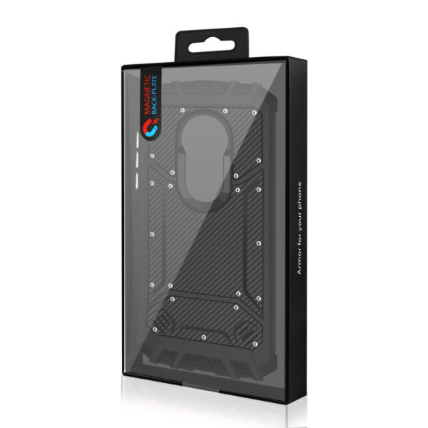 MOTOROLA MOTO G7 PLAY Carbon Fiber Hard-shell Case In Black - Image 4