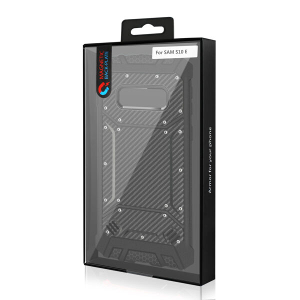 Reiko SAMSUNG GALAXY S10 Lite Carbon Fiber Hard-shell Case In Black - Image 4