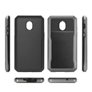 Reiko SAMSUNG GALAXY J3 (2018) Full Coverage Shockproof Case In Gray - Image 2