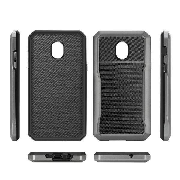 Reiko SAMSUNG GALAXY J3 (2018) Full Coverage Shockproof Case In Gray - Image 2