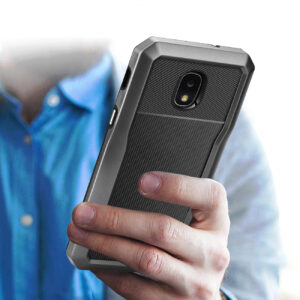 Reiko SAMSUNG GALAXY J3 (2018) Full Coverage Shockproof Case In Gray - Image 3