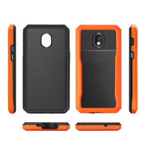 Reiko SAMSUNG GALAXY J3 (2018) Full Coverage Shockproof Case In Orange - Image 2