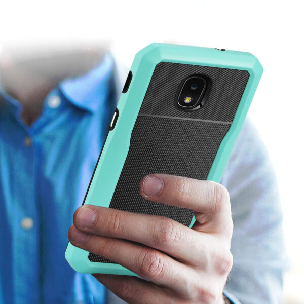 Reiko SAMSUNG GALAXY J7 (2018) Full Coverage Shockproof Case In Blue - Image 3