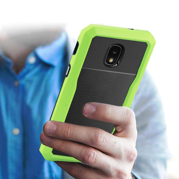 Reiko SAMSUNG GALAXY J7 (2018) Full Coverage Shockproof Case In Green - Image 3