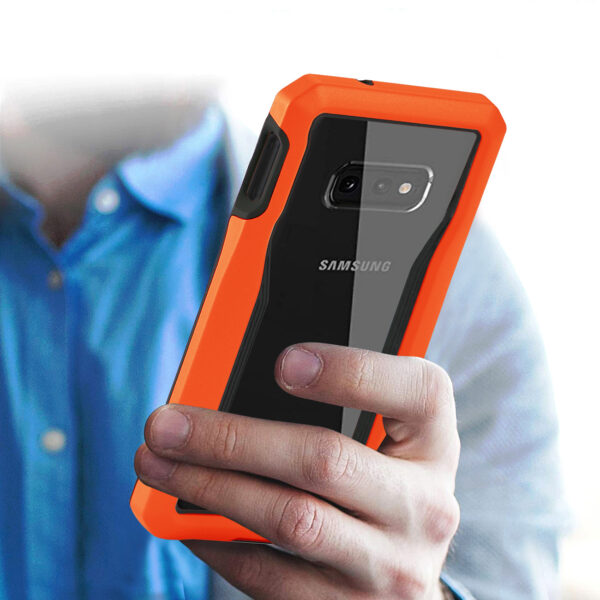 Samsung Galaxy S10E Protective Cover In Orange - Image 3