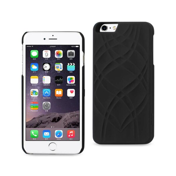 REIKO IPHONE 6 PLUS/ 6S PLUS HIDDEN MIRROR WALLET CASE WITH KICKSTAND FUNCTION IN BLACK