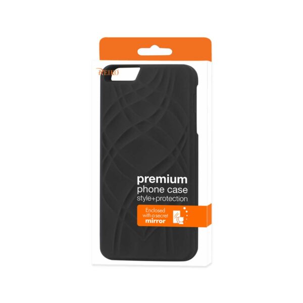 REIKO IPHONE 6 PLUS/ 6S PLUS HIDDEN MIRROR WALLET CASE WITH KICKSTAND FUNCTION IN BLACK - Image 4
