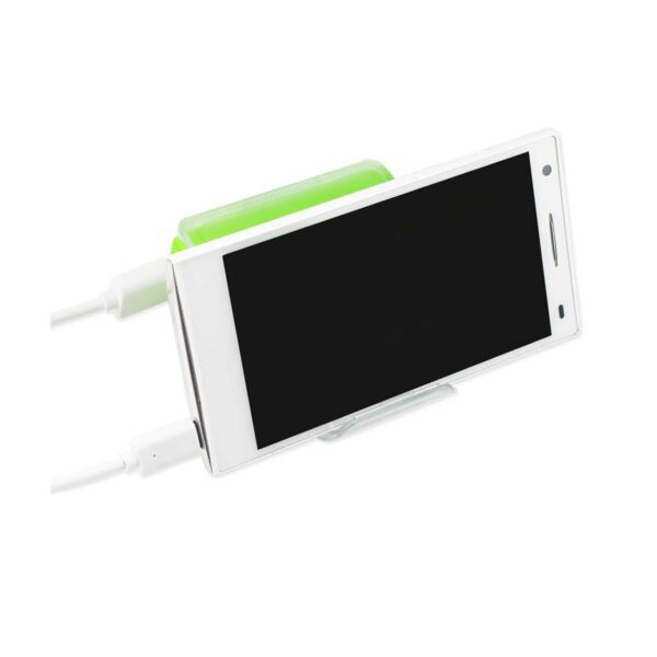 REIKO 4000MAH UNIVERSAL POWER BANK WITH CABLE IN GREEN - Image 3