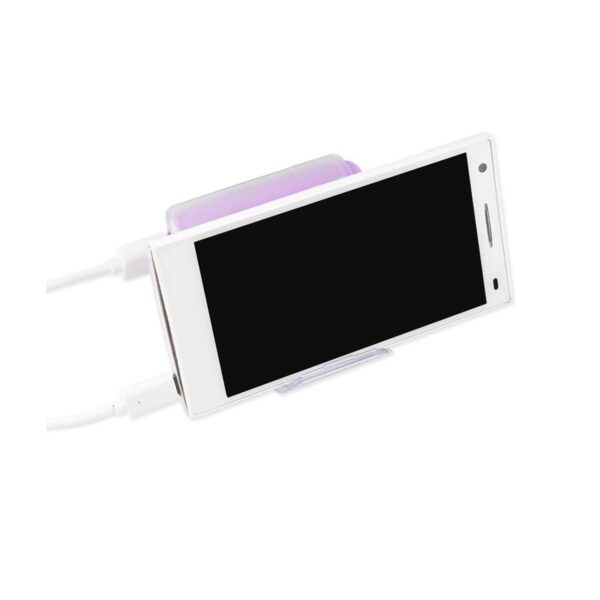 REIKO 4000MAH UNIVERSAL POWER BANK WITH CABLE IN PURPLE - Image 3