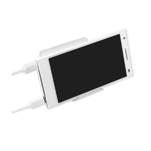 REIKO 4000MAH UNIVERSAL POWER BANK WITH CABLE IN WHITE - Image 3
