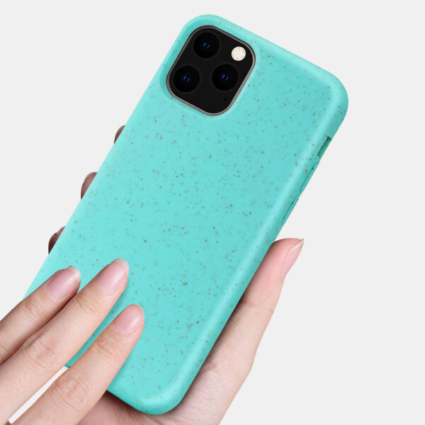 Reiko APPLE IPHONE 11 PRO MAX Wheat Bran Material Silicone Phone Case In Blue - Image 2