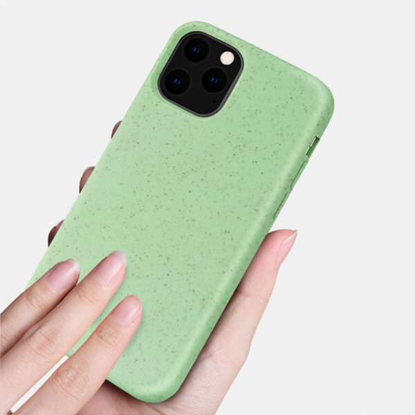 Reiko APPLE IPHONE 11 PRO MAX Wheat Bran Material Silicone Phone Case In Green - Image 2