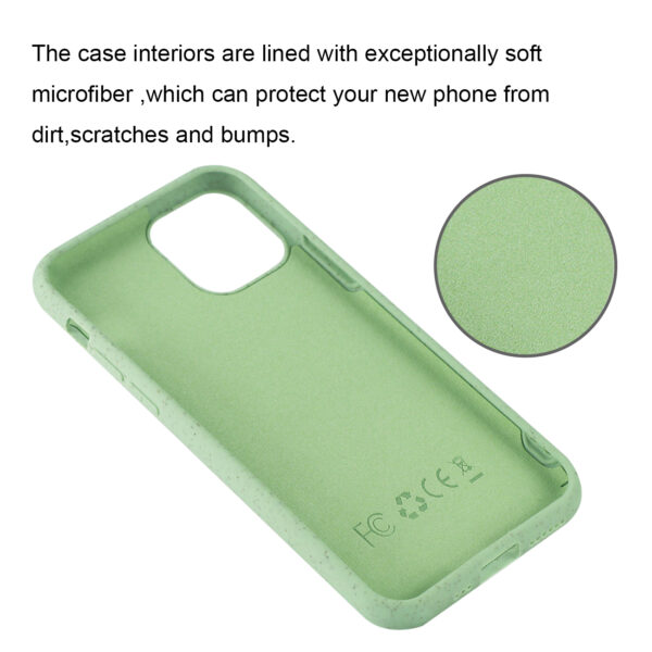 Reiko APPLE IPHONE 11 PRO MAX Wheat Bran Material Silicone Phone Case In Green - Image 3