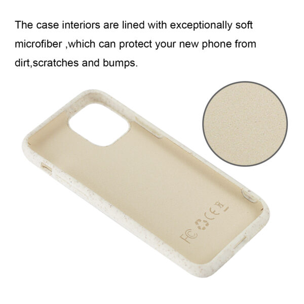 Reiko APPLE IPHONE 11 PRO MAX Wheat Bran Material Silicone Phone Case In White - Image 3